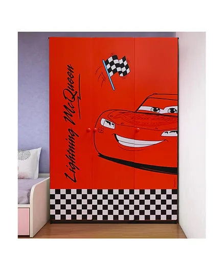 Disney Cars Lightning McQueen Wardrobe Closet for Kids/Teen - Red