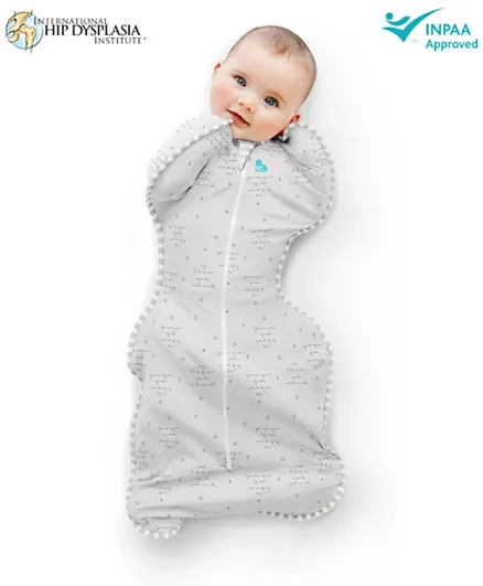 Love to Dream Stage 1 Swaddle Lite 0.2 TOG Small - Grey