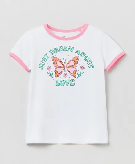 OVS Just Dream About Love T-Shirt - White