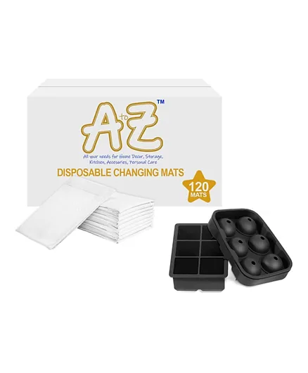 A to Z Disposable Changing Mat Value White - Pack of 120