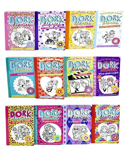 Dork Diaries Series 12 Books Collection Set - English