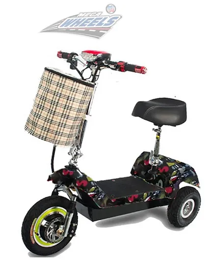 Megawheels Mobility Champ Electric Scooter 3 Wheels - Black
