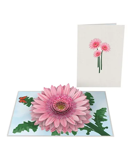 Generic Daisies Flower Pop Up Card - Multicolor