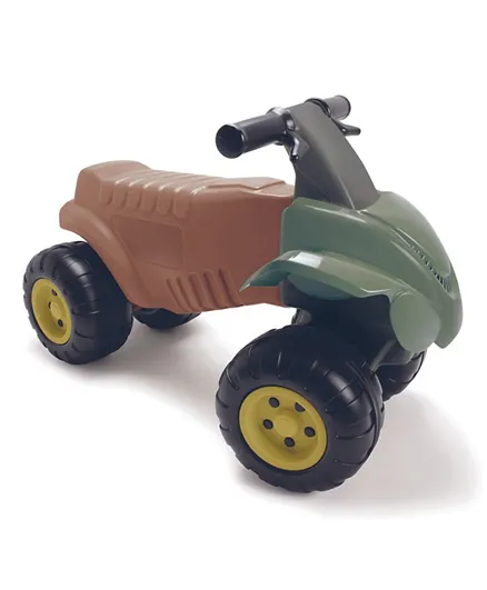 Dantoy Green Bean Recycled Plastic 4 Wheel Ride-On - Brown