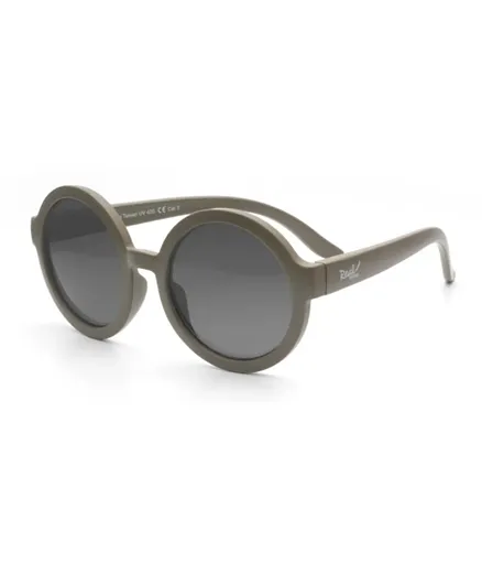 REAL SHADES Vibe Smoke Lens Sunglasses - Olive Branch