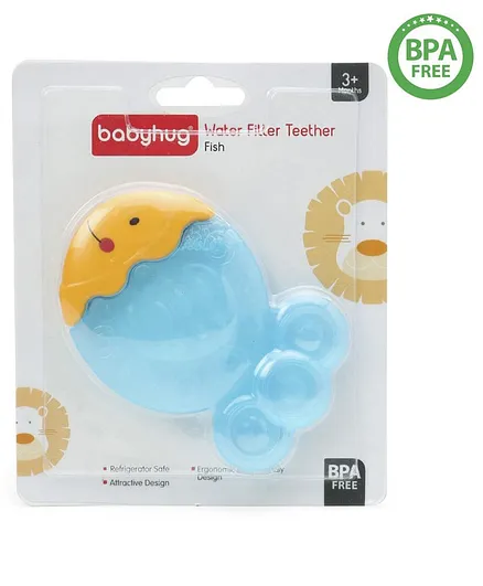 Babyhug Water Filled Teether Fish - Blue