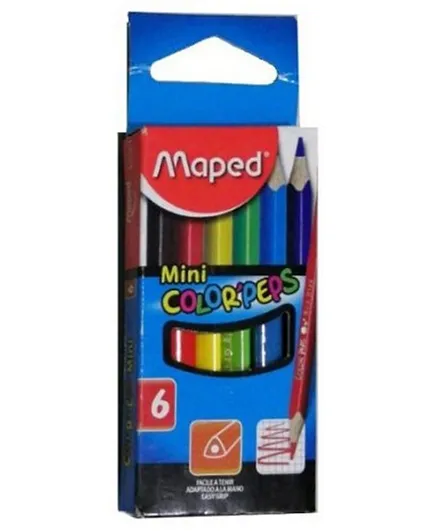 Maped Color peps Color Pencil Mini - Pack of 6