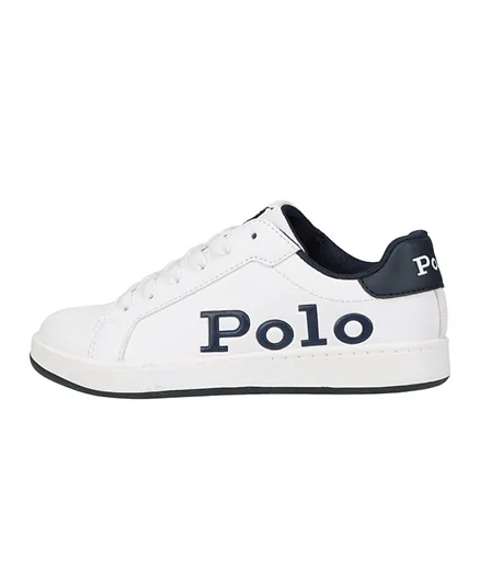 بولو رالف لورين حذاء التنس التراثي - أبيض