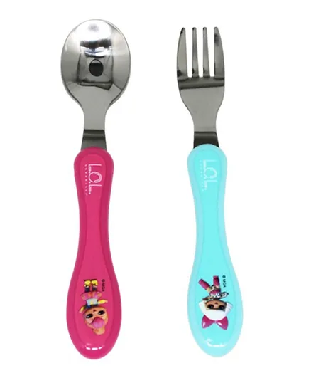 L.O.L Surprise Stainless Steel Cutlery Set - 2 Pieces