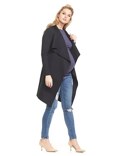 Mums & Bumps Soon Bonnie Maternity Coatigan - Grey