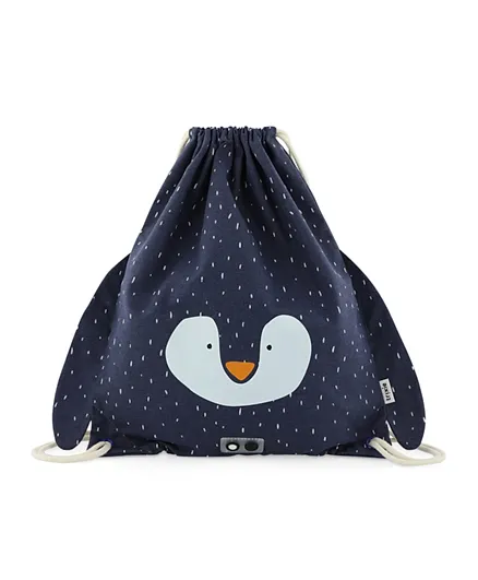 Trixie Mr. Penguin Drawstring Bag -  15 Inches