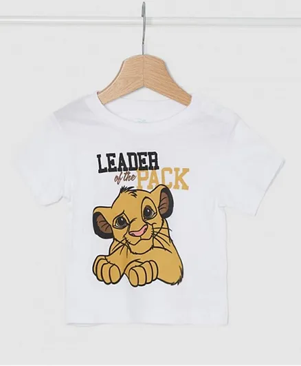 Zarafa Leader Of The Pack Lion T-Shirt And Joggers - White