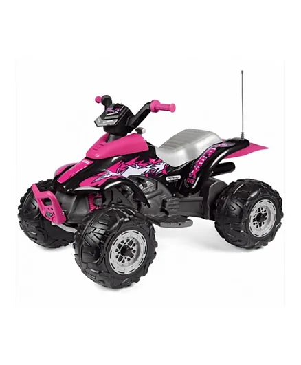 Peg Perego Corral Trex 330W Ride On Toy - Pink