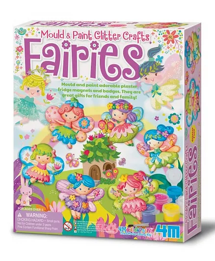 4M Mould & Paint  Glitter Fairy - Pink