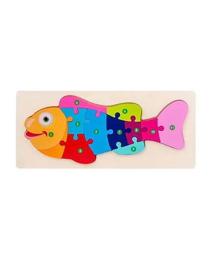 Highland  Fish 3D Puzzle Learning Toy