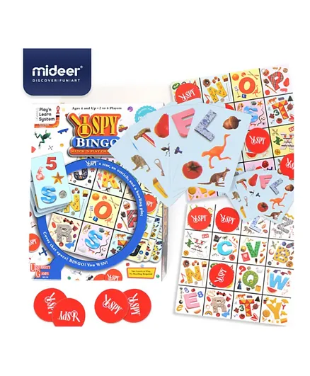 Mideer I Spy Bingo - Watch & Play Challenge Game