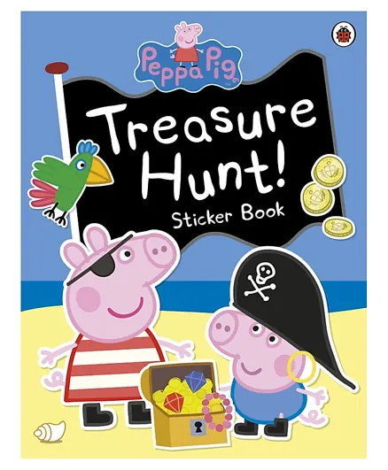 Peppa Pig Treasure Hunt Sticker Book - English