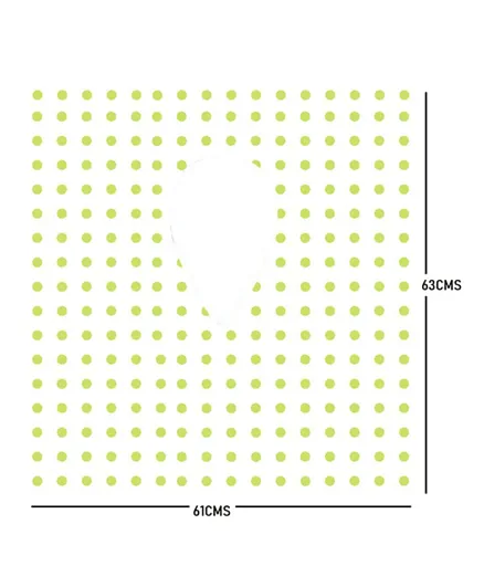 ذا كيدز اتش كيو - أغطية مقعد حمام للاستخدام الوااحد بطبعات نقاط - 10 قطع - اكس لارج