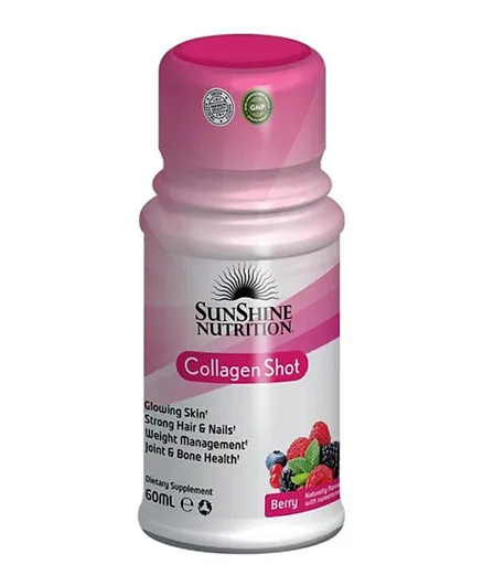 Sunshine N Collagen Shots Berry - 60mL (12 Count)