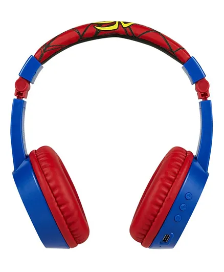 Marvel Spiderman Padded Bluetooth Wireless Stereo Headphones
