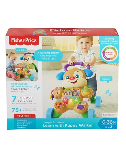 Fisher Price Smart Stages Puppy Walker- Multicolor