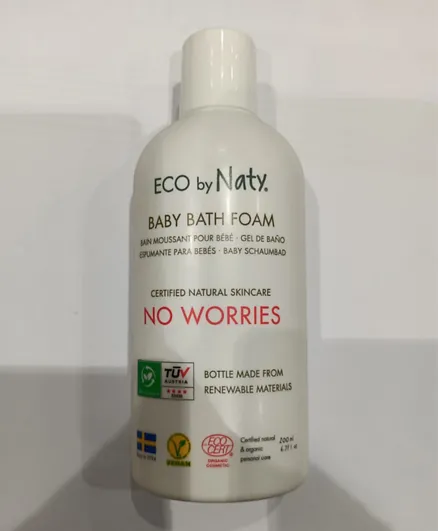 Naty Baby Bath Foam - 200 ml