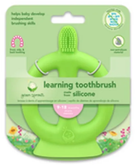 Green Sprouts Learning Toothbrush - Green