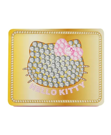 Hello Kitty Memo Pad Square Cut Golden Cover - 40 Sheets