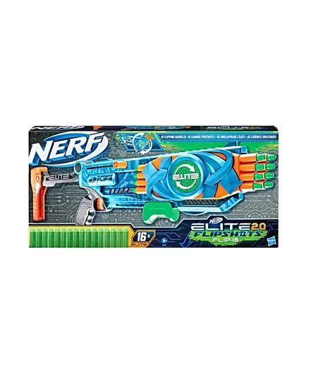Nerf Elite 2.0 Flipshots Flip-16 Blaster with 16 Dart Barrels