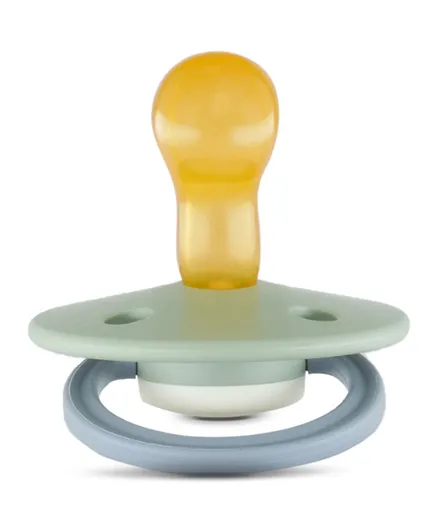 Rebael Fashion Natural Rubber Round Pacifier Size 1 - Cloudy Pearly Pony