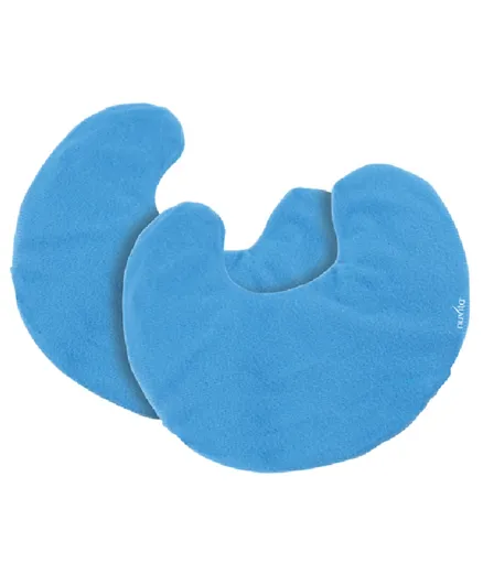 Nuvita Thermal Gel Breast Pads with 2 Covers Blue - Pack of 2