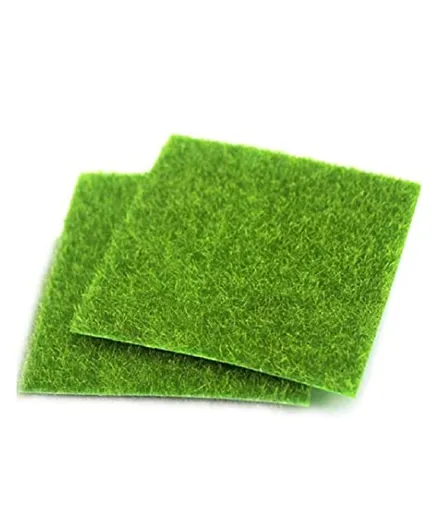 Art & Craft Artificial Mini Grass Moss Mat - 2 Pieces