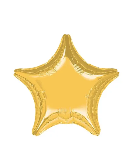 Party Center Star Supershape Balloon - Gold