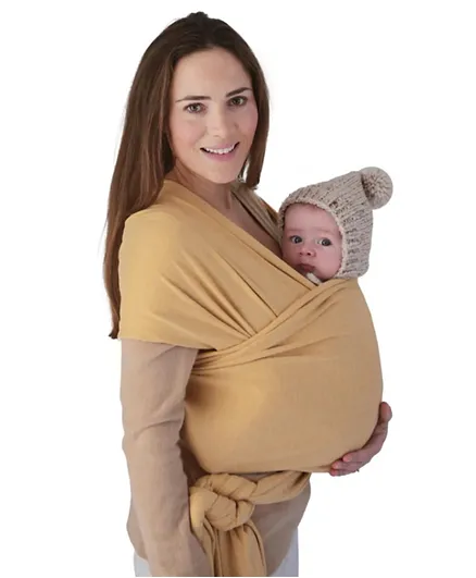 Mushie Baby Carrier Wrap - Mustard Melange