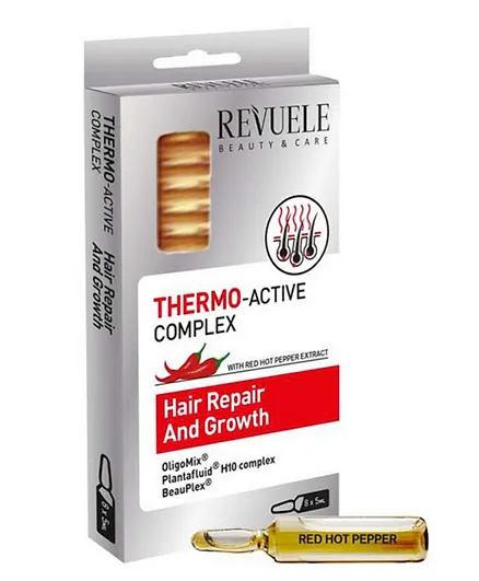 Revuele Ampoules Thermo Active Complex Hair Repair and Growth - 8х5ml