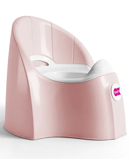 Ok Baby Pasha Futuristic Potty Chair - Light Pink