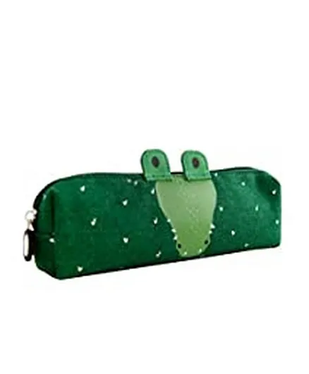 Trixie Mr. Crocodile Pencil Case - Dark Green