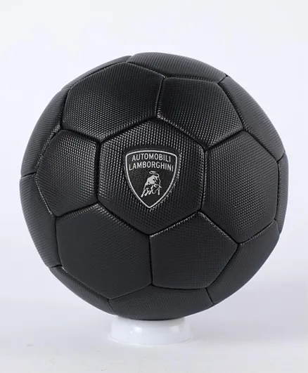 Lamborghini Machine Sewing PVC Soccer Ball Size 3 - Black