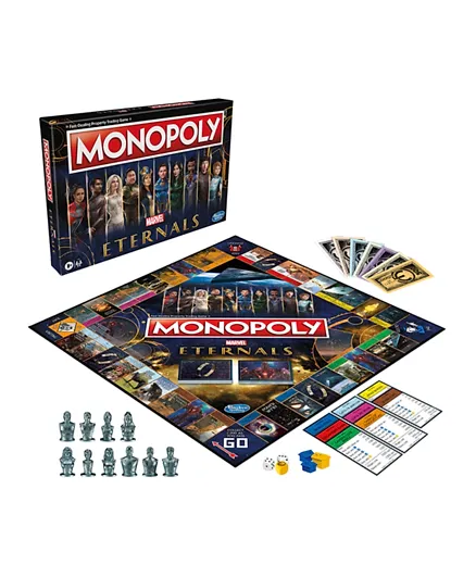 Monopoly Marvel Studios Eternals Edition Board Game for Marvel Fans