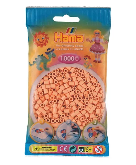 Hama Midi Beads in Bag - Light Peach