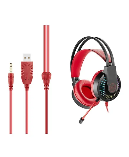 Marvel Spiderman Wired RGB Gaming Headphone with adjustable Microphone With Light