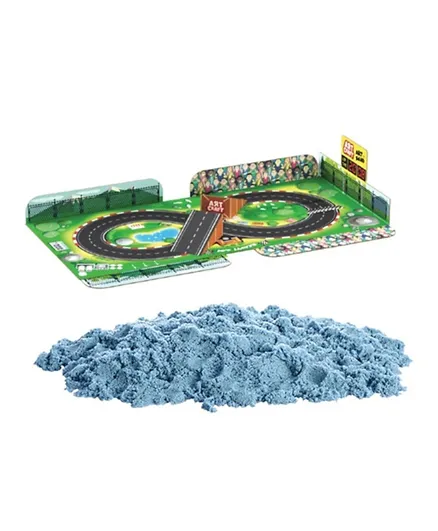 Dede Cars Set Kinetic Play Sand - 13 Pieces