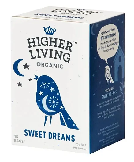 Higher Living Sweet Dreams Tea Bags - 15 Pieces