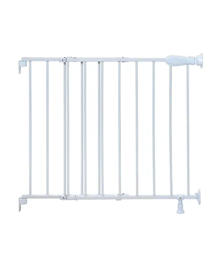 Summer Infants SI 27210A Top Of Stairs Simple to Secure Metal Gate - White