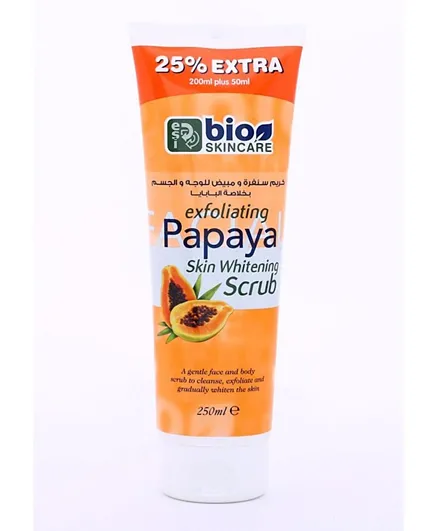 Bioskincare Exfoliating Scrub Tube Papaya - 250mL