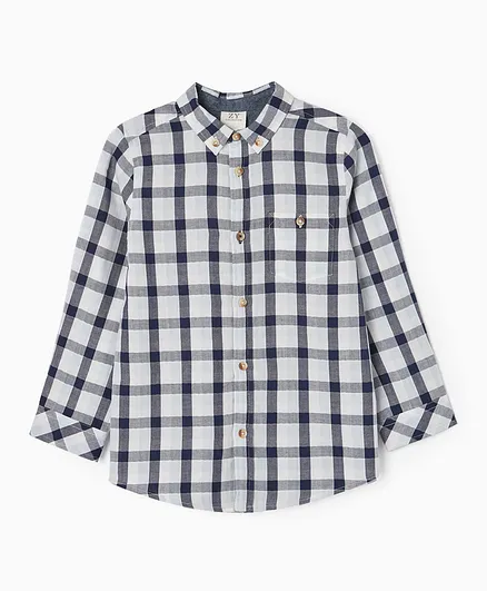 Zippy Collar Neck Button Closure Shirt - Multicolor