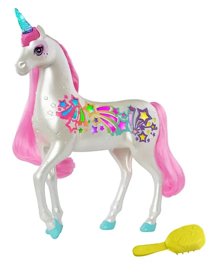 Barbie Dreamtopia Brush N Sparkle Unicorn - 30.5cm