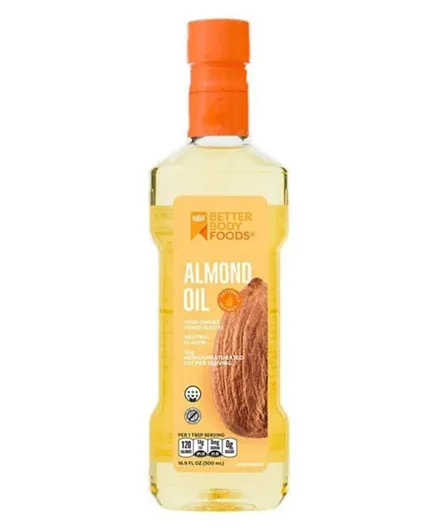 Betterbody Foods Refined Almond Oil - 500mL