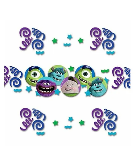 Party Centre Monsters University 3 Pack Value Confetti - Multicolour