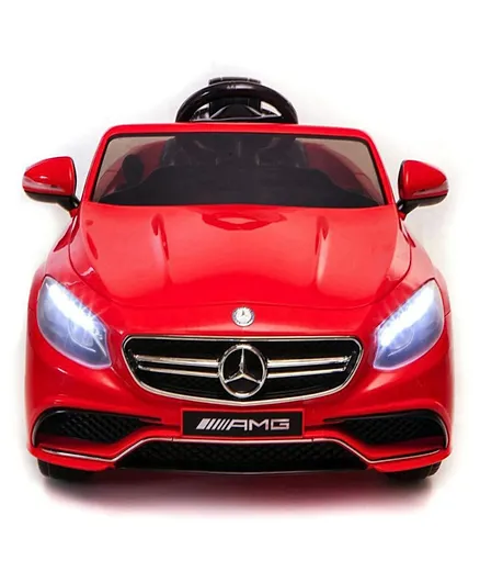 Babyhug Mercedes Benz S63 Licensed Battery Operated Ride On With Remote Control - Red